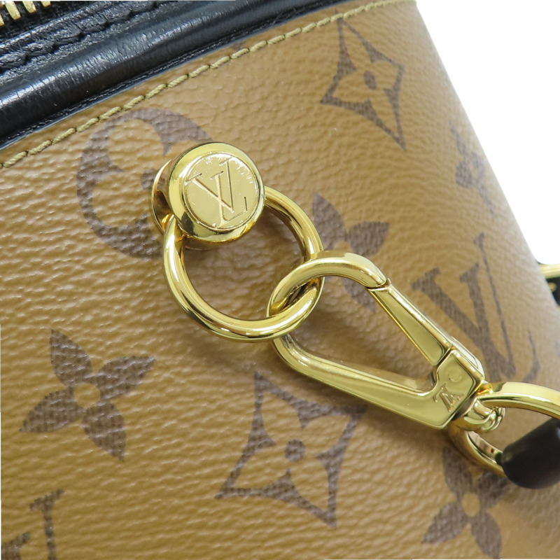 棕色 原花帆布 Cannes 圓筒包 兩用包 M43986-16