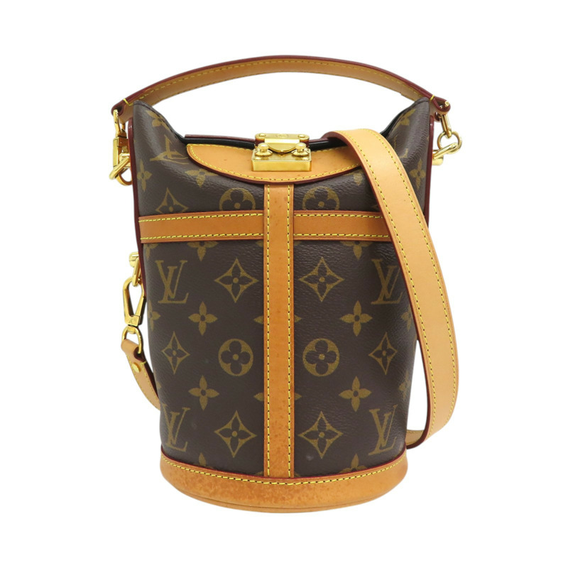 棕色 原花帆布 Duffle 兩用包 M43587-0