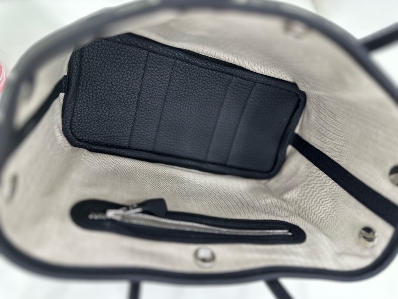 Hermes Mini Garden Party 黑銀 W刻 全新全套 25年3月原購證-6