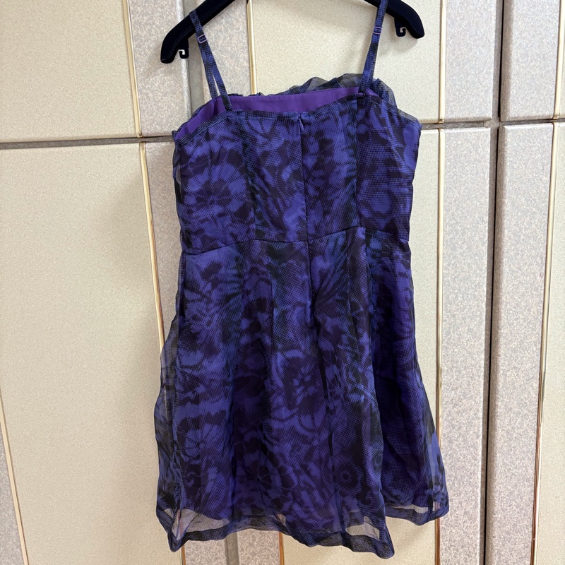 49）Donna Hsu正品紫色烏干紗質感洋裝 7號 全新含吊牌原價12800-9