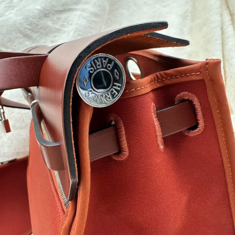 Hermes Herbag 31 石榴紅拼愛馬仕紅-5