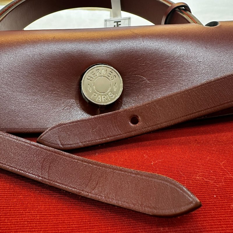 Hermes Herbag 31 石榴紅拼愛馬仕紅-10