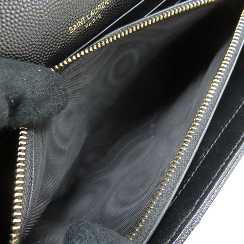 黑色牛皮 Monogram 肩背包 377828-5