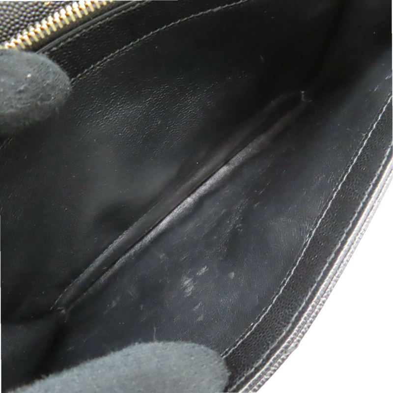 黑色牛皮 Monogram 肩背包 377828-6