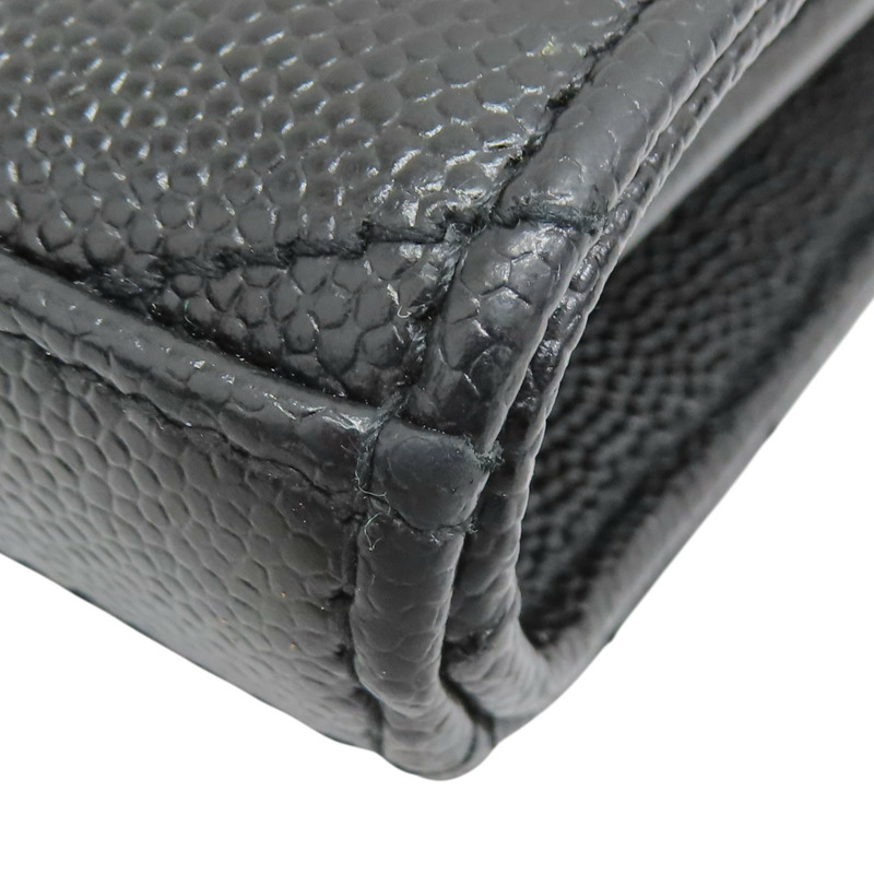 黑色牛皮 Monogram 肩背包 377828-12