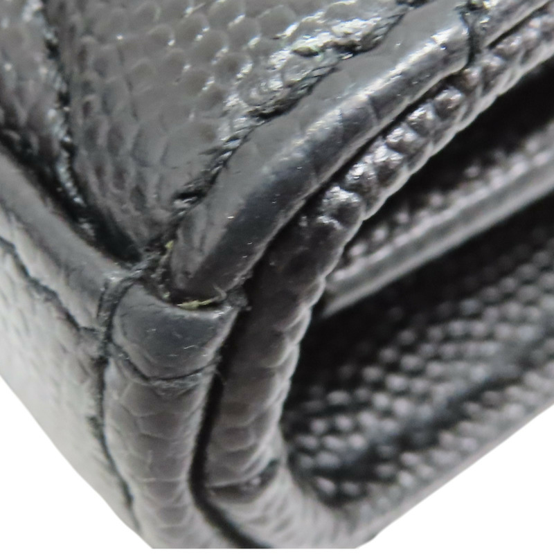 黑色牛皮 Monogram 肩背包 377828-14