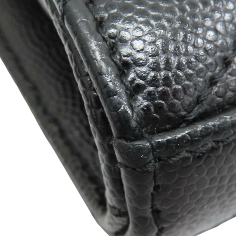 黑色牛皮 Monogram 肩背包 377828-15