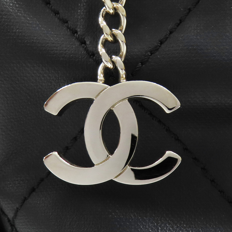 黑色 帆布 牛皮 Paris Biarritz GM 肩背包【CHANEL 香奈兒】 A34210-8