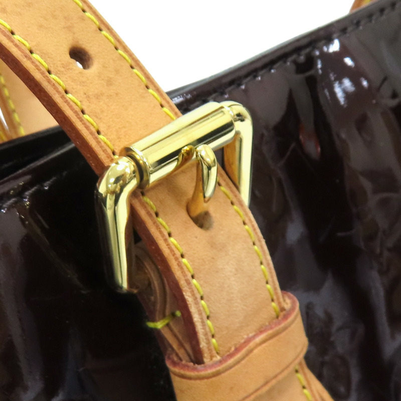 深紫色 原花 漆皮 Brentwood 單肩包 M91994-13