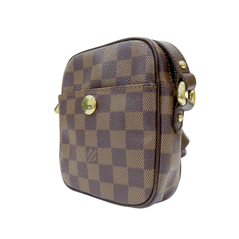棕色 棋盤格帆布 Rift 肩背包【LOUIS VUITTON LV 路易威登】 N60009-2