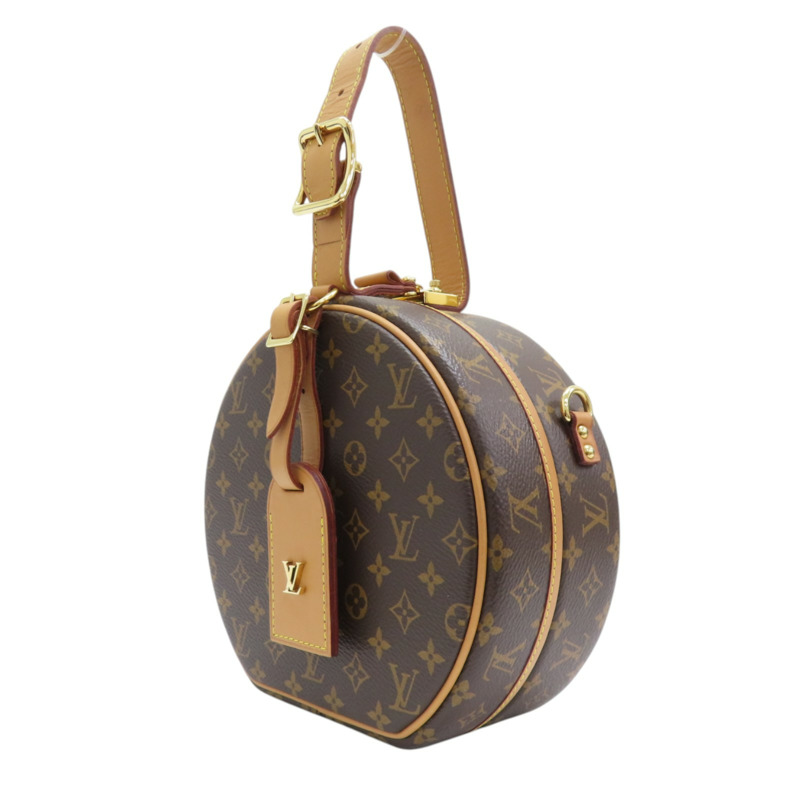 棕色 原花帆布 Petite Boite Chapeau 兩用包 M43514 M43514-2