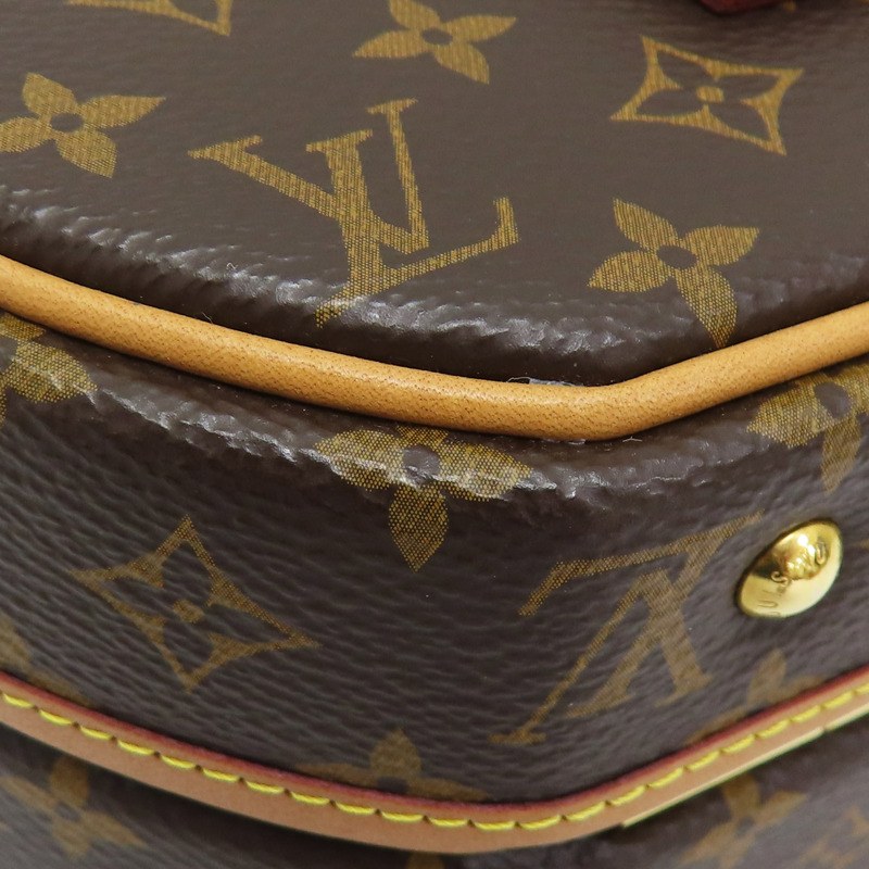 棕色 原花帆布 Petite Boite Chapeau 兩用包 M43514 M43514-12