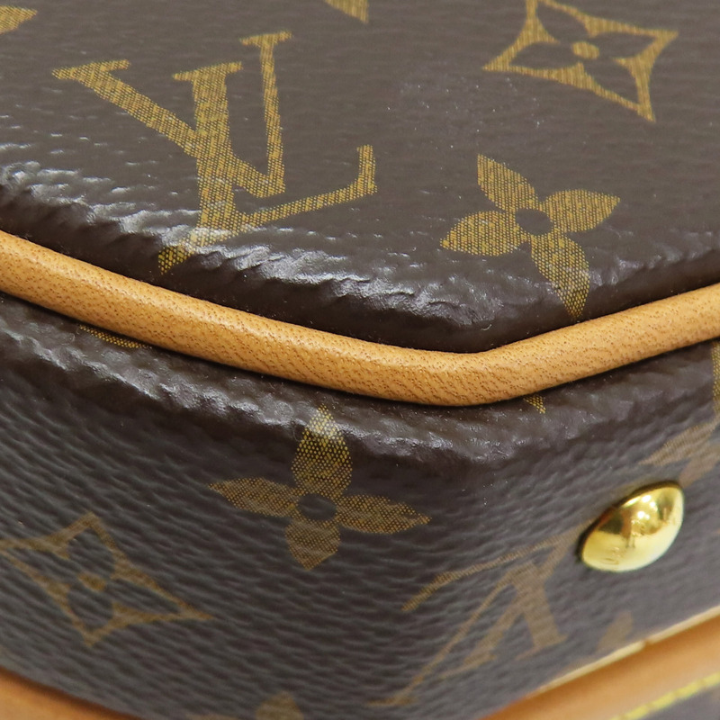 棕色 原花帆布 Petite Boite Chapeau 兩用包 M43514 M43514-14