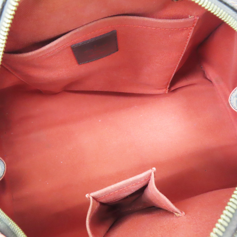 棕色 PVC塗層帆布 棋盤格 RIBERA MM 手提包 (霉味) N41434-4