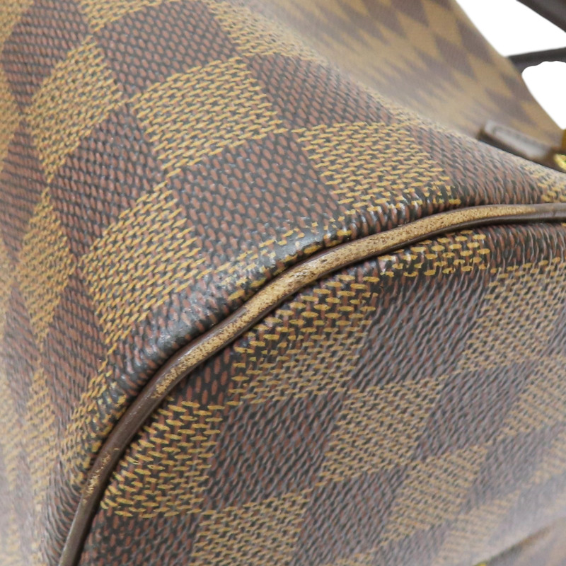 棕色 PVC塗層帆布 棋盤格 RIBERA MM 手提包 (霉味) N41434-12