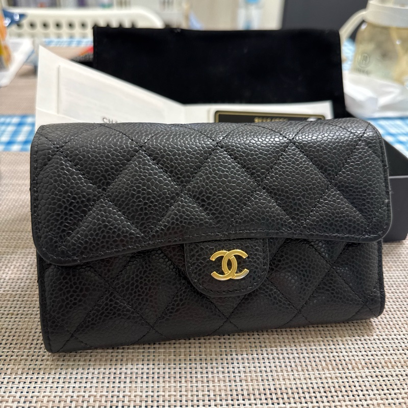 Chanel超熱門荔枝牛皮中夾（降價）（急售25999）（可抹零）-0