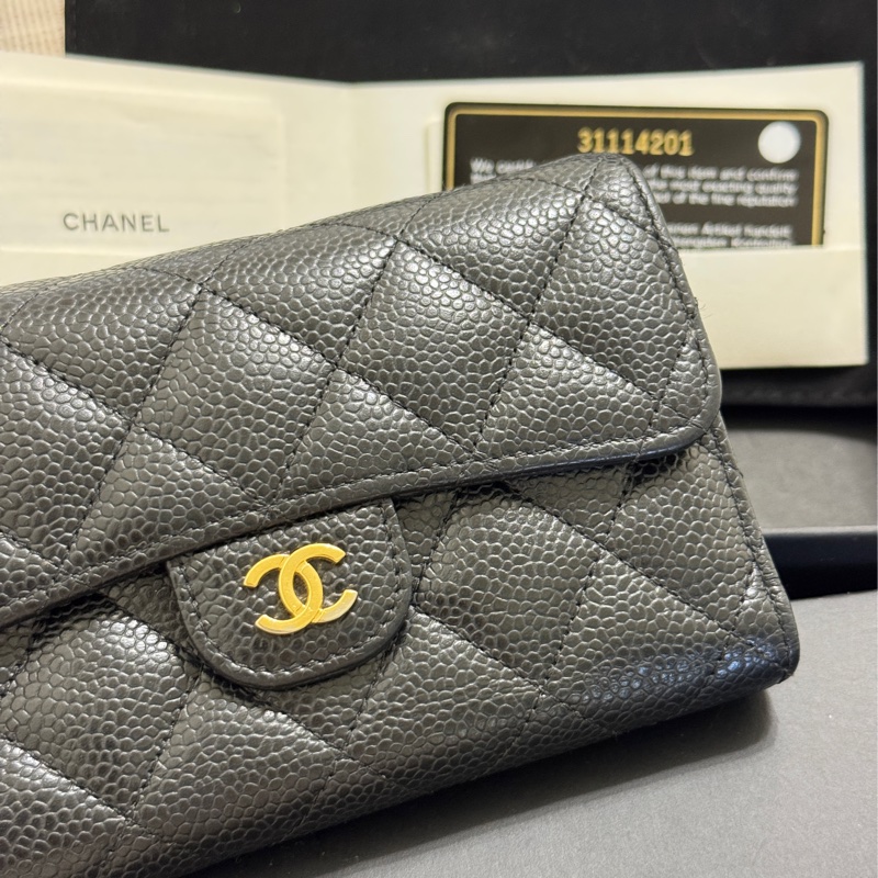 Chanel超熱門荔枝牛皮中夾（降價）（急售25999）（可抹零）-2