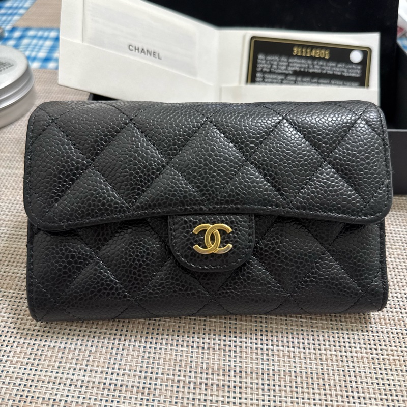 Chanel超熱門荔枝牛皮中夾（降價）（急售25999）（可抹零）-5