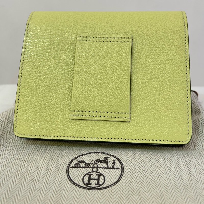 HERMES R9 嫩芽黃 Mysore Roulis金釦 slim-1