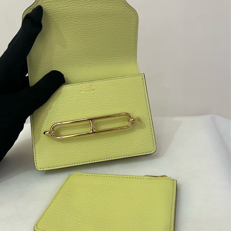 HERMES R9 嫩芽黃 Mysore Roulis金釦 slim-4