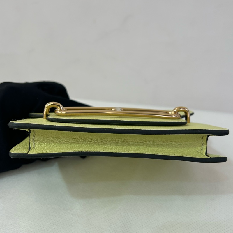 HERMES R9 嫩芽黃 Mysore Roulis金釦 slim-6
