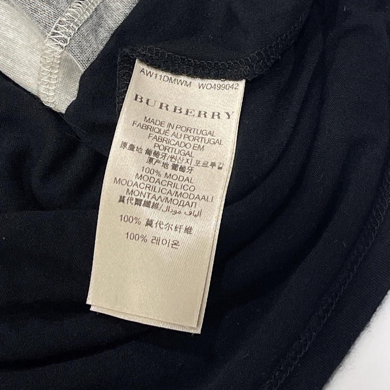 Burberry  倫敦  雙面穿格紋莫代爾棉長版上衣-9