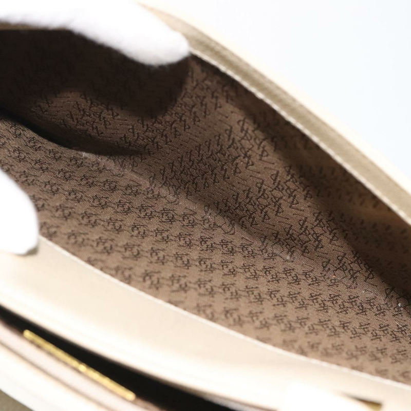 【日本直送】SAINT LAURENT 手提包 皮革 金色 米色 正品 gh097-20