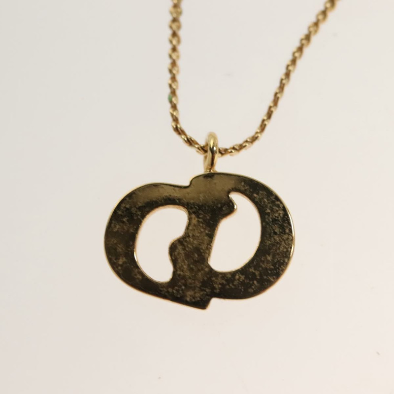 【日本直送】Christian Dior 項鍊 金屬 金 Auth SW954-9