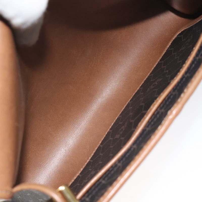 【日本直送】Christian Dior 蜂巢帆布肩背包 PVC 黑色金色 正品 SW976-10