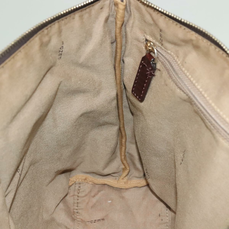 【日本直送】FENDI Zucchino 帆布托特包 棕金色 正品 SW1006-18