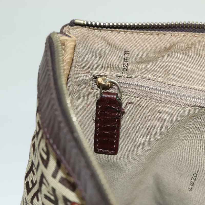 【日本直送】FENDI Zucchino 帆布托特包 棕金色 正品 SW1006-19