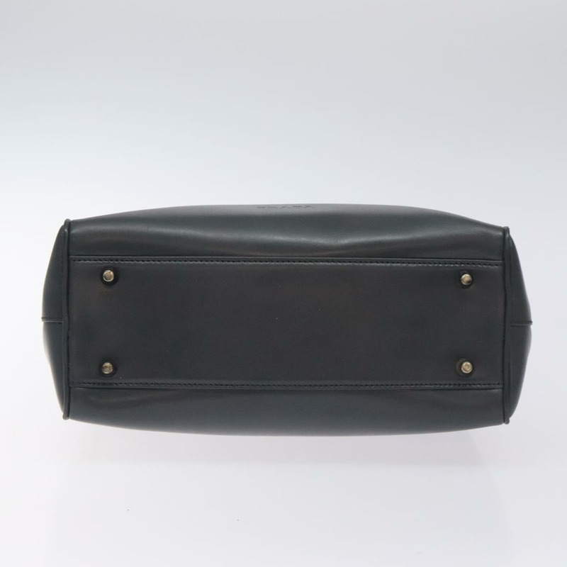 【日本直送】PRADA 手提包 皮革 灰色 正品 SW1011-4