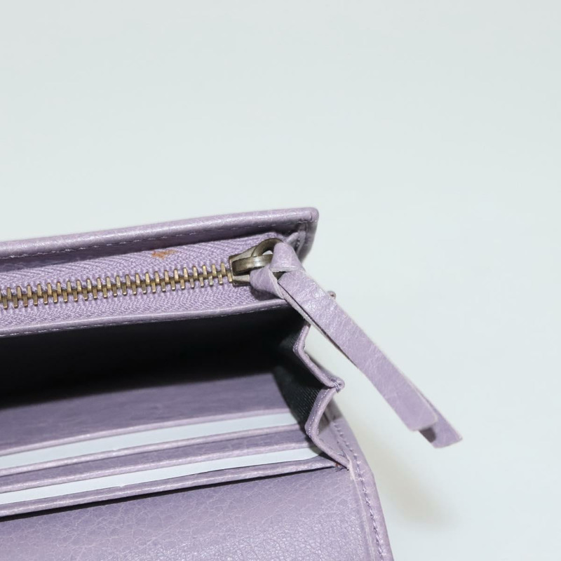 【日本直送】BALENCIAGA 經典款長拉鍊皮夾，紫色皮革，貨號 253038，正品 SW1026M-8
