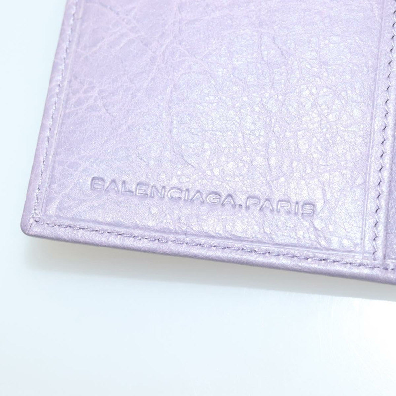 【日本直送】BALENCIAGA 經典款長拉鍊皮夾，紫色皮革，貨號 253038，正品 SW1026M-17