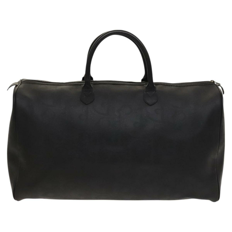 【日本直送】Christian Dior Trotter 帆布波士頓包 黑金 正品 SW984-1