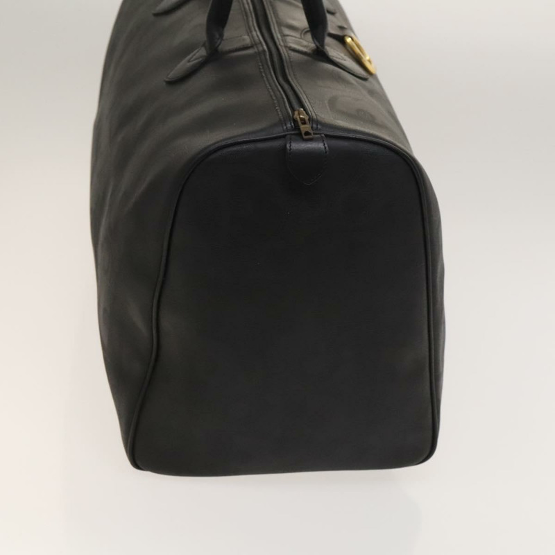 【日本直送】Christian Dior Trotter 帆布波士頓包 黑金 正品 SW984-3