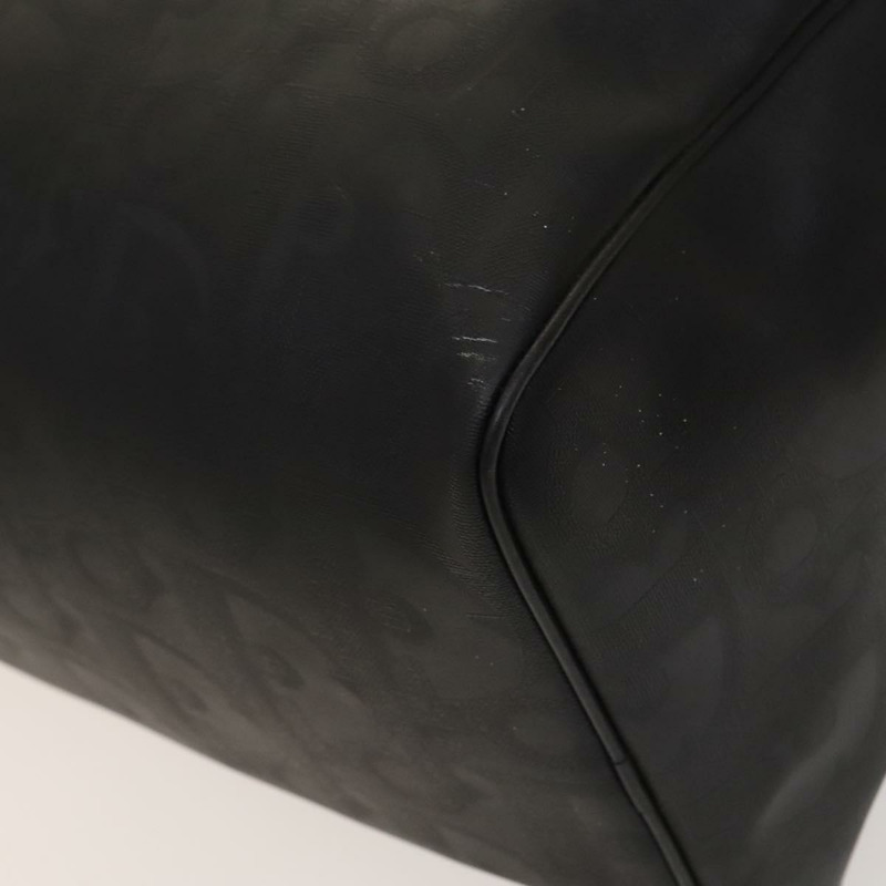 【日本直送】Christian Dior Trotter 帆布波士頓包 黑金 正品 SW984-8