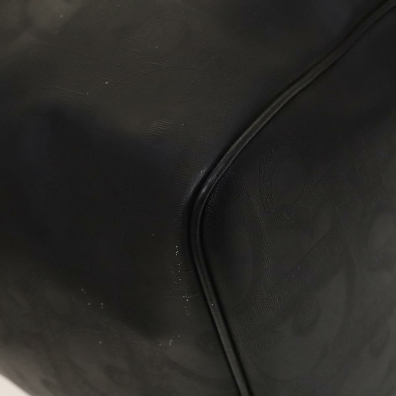 【日本直送】Christian Dior Trotter 帆布波士頓包 黑金 正品 SW984-14