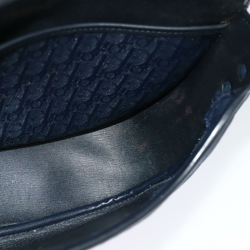 【日本直送】Christian Dior Trotter 帆布單肩包 海軍藍金色 正品 gh485-18