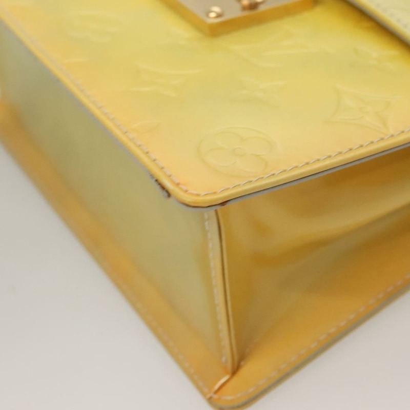 【日本直送】路易威登 Monogram Vernis Spring Street 手提包灰色 M91029 LV 正品 gh317-8