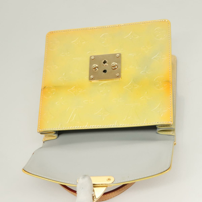 【日本直送】路易威登 Monogram Vernis Spring Street 手提包灰色 M91029 LV 正品 gh317-9