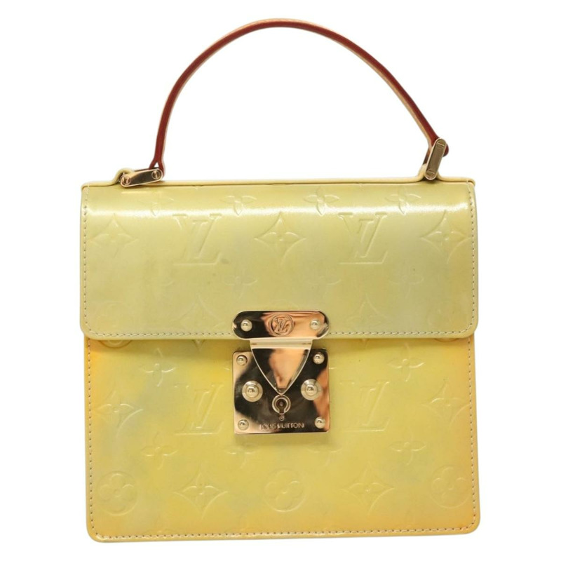 【日本直送】路易威登 Monogram Vernis Spring Street 手提包灰色 M91029 LV 正品 gh317-12