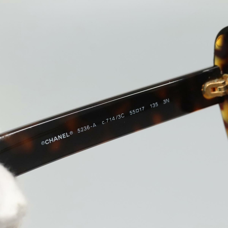 【日本直送】香奈兒太陽眼鏡塑膠棕色 CC 正品 sw1211-9