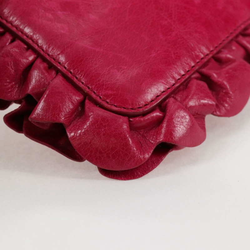 【日本直送】Miu Miu 單肩包 皮革 粉紅金 正品 sw1117-14