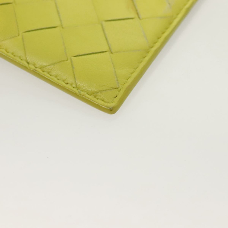 【日本直送】BOTTEGA VENETA INTRECCIATO 卡包 皮革 綠色 金色 正品 sw1087-14