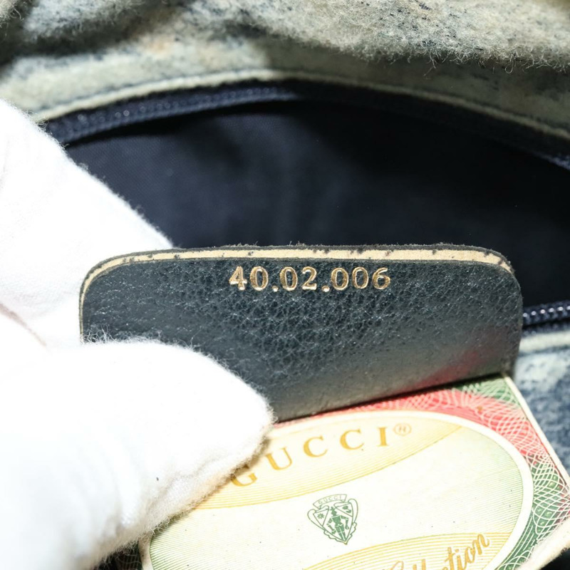 【日本直送】GUCCI GG Supreme Sherry Line 手提包 PVC 海軍藍金紅色 40 02 006 正品 sw1342-11