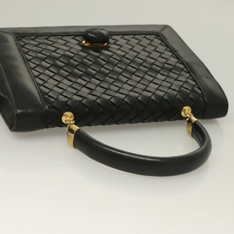 【日本直送】BOTTEGA VENETA INTRECCIATO 手袋 皮革 黑金 正品 sw1261-5