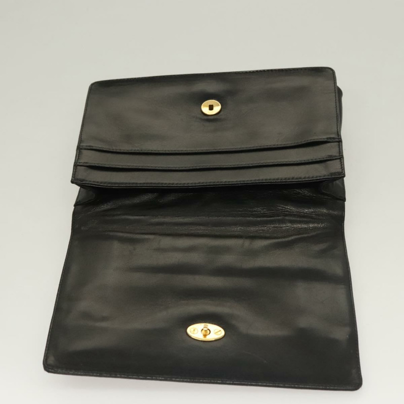 【日本直送】BOTTEGA VENETA INTRECCIATO 手袋 皮革 黑金 正品 sw1261-9