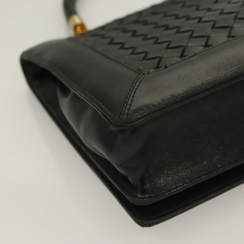 【日本直送】BOTTEGA VENETA INTRECCIATO 手袋 皮革 黑金 正品 sw1261-14
