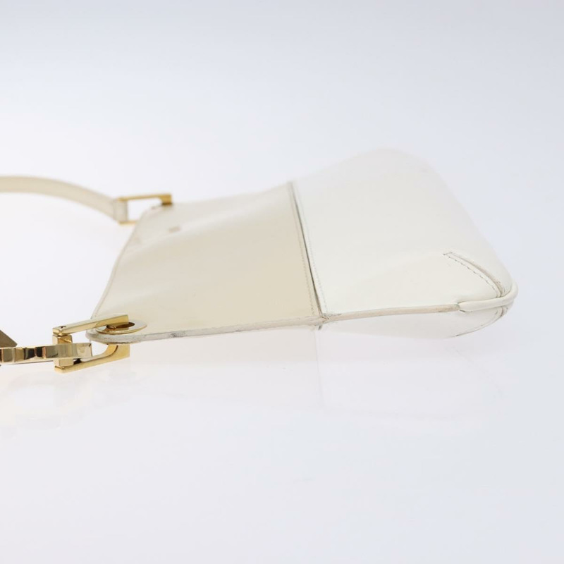 【日本直送】Salvatore Ferragamo 手提包 漆皮 米色 金色 正品 sw1286-3